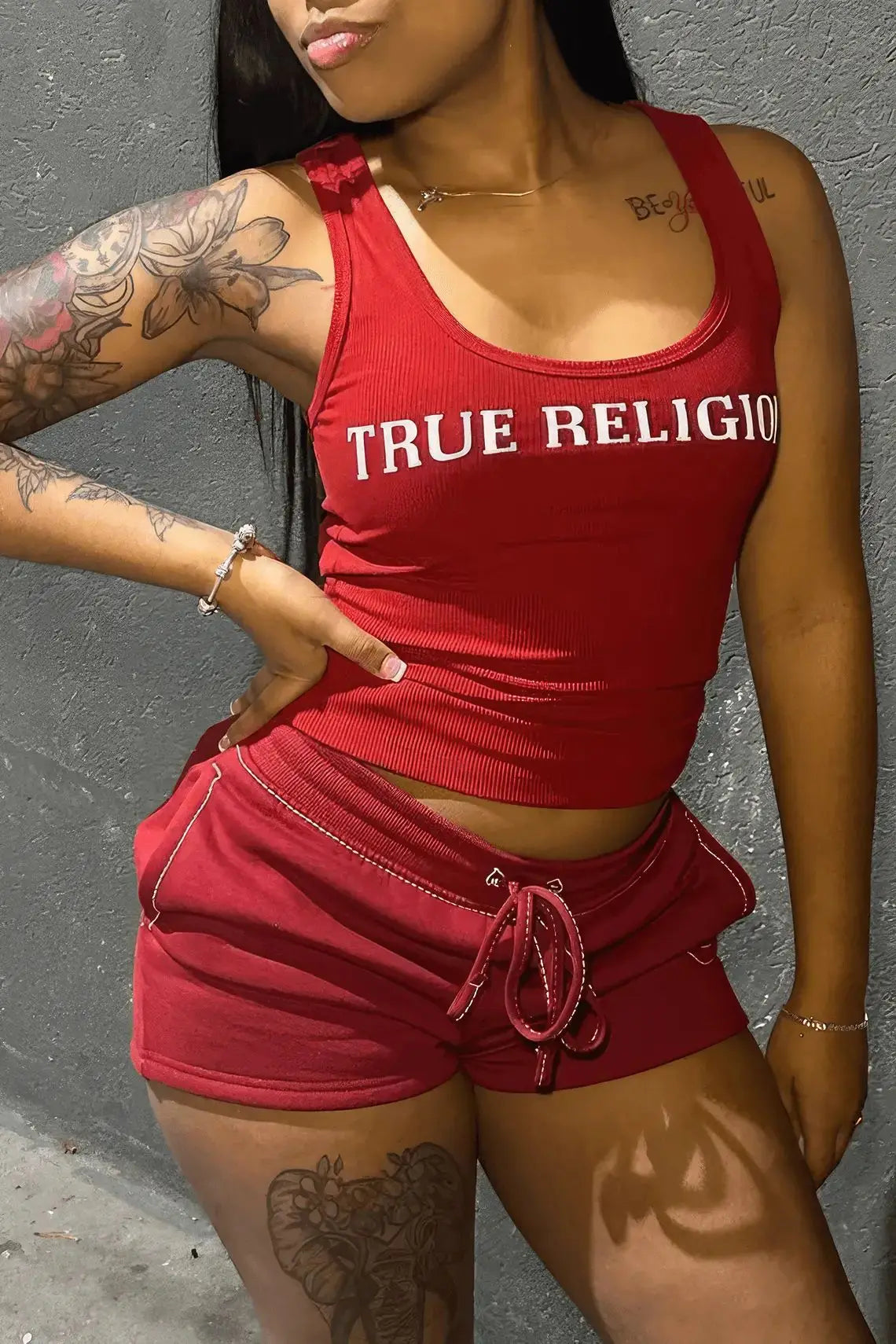 Crop Tops Summer Ribbed 2 Piece Pant Set Outfits Women Y2K Streetwear Sexy Club Graphic Crop Shirts Two Piece Set Shorts Pant