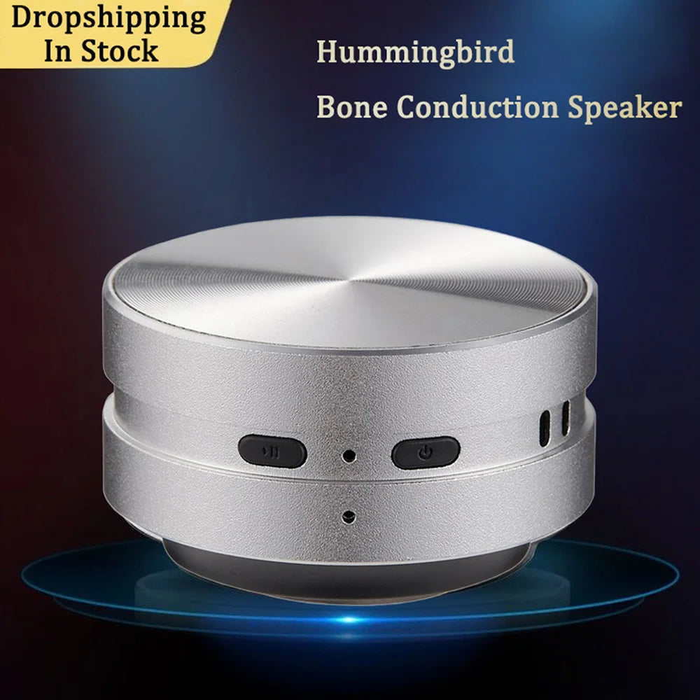 2025 heißer Knochenleitungslautsprecher Bluetooth-Kompatibel TWS Wireless Stereo Sound Hummingbird Lautsprecher Mit FM Radio Dropshipping