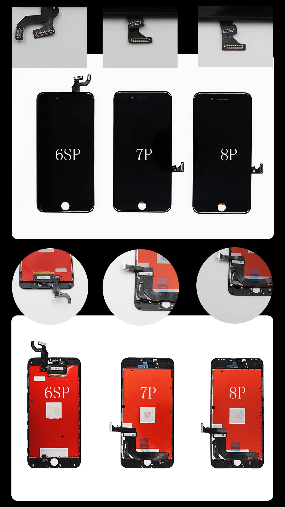 AAAA Grade Für iPhone 6 6S 7 8 Plus LCD Perfekte 3D Touchscreen Digitizer Montage Für iPhone X XR XS MAX 11PRO 12 13 14 Display