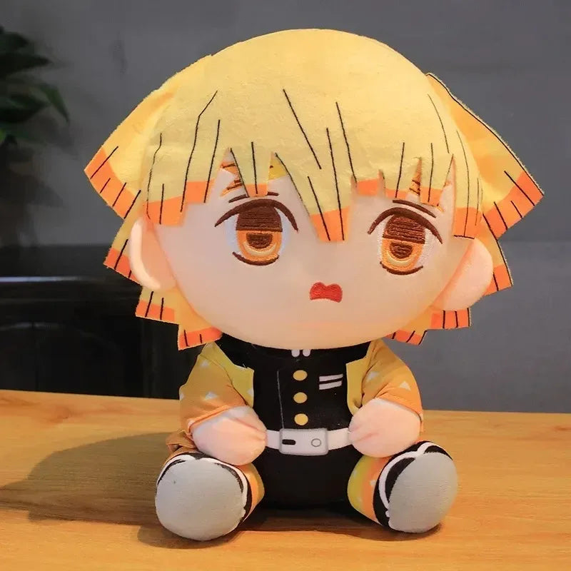 20 cm Hot Japan Dämon Slayer Plüsch Puppen Schöne Anime Kimetsu Keine Yaiba Kamado Tanjirou Nezuko Zenitsu Kyoujurou Spielzeug Kinder geschenke