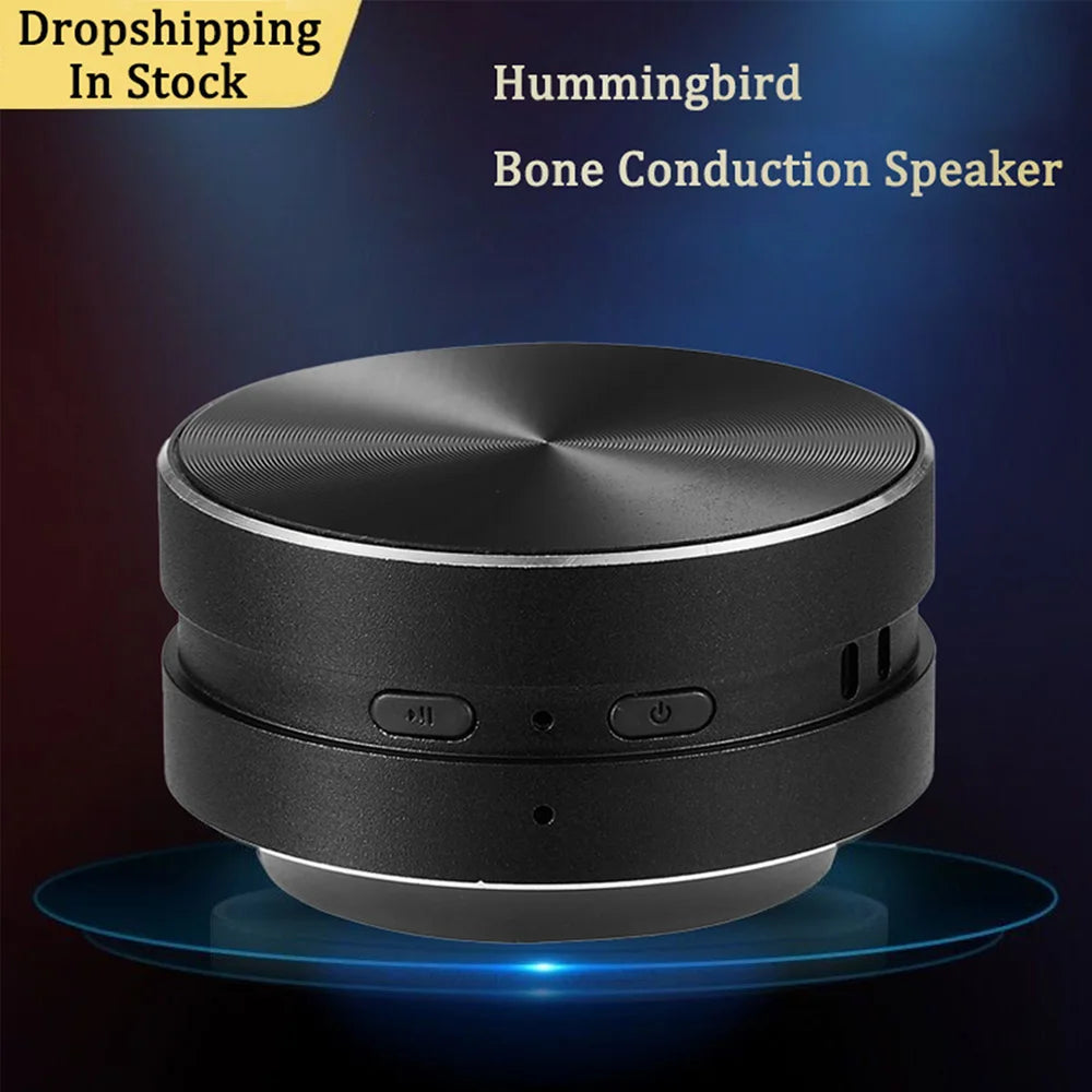 2025 heißer Knochenleitungslautsprecher Bluetooth-Kompatibel TWS Wireless Stereo Sound Hummingbird Lautsprecher Mit FM Radio Dropshipping