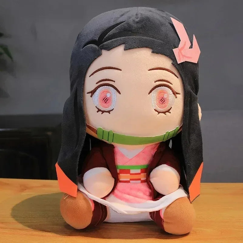 20 cm Hot Japan Dämon Slayer Plüsch Puppen Schöne Anime Kimetsu Keine Yaiba Kamado Tanjirou Nezuko Zenitsu Kyoujurou Spielzeug Kinder geschenke