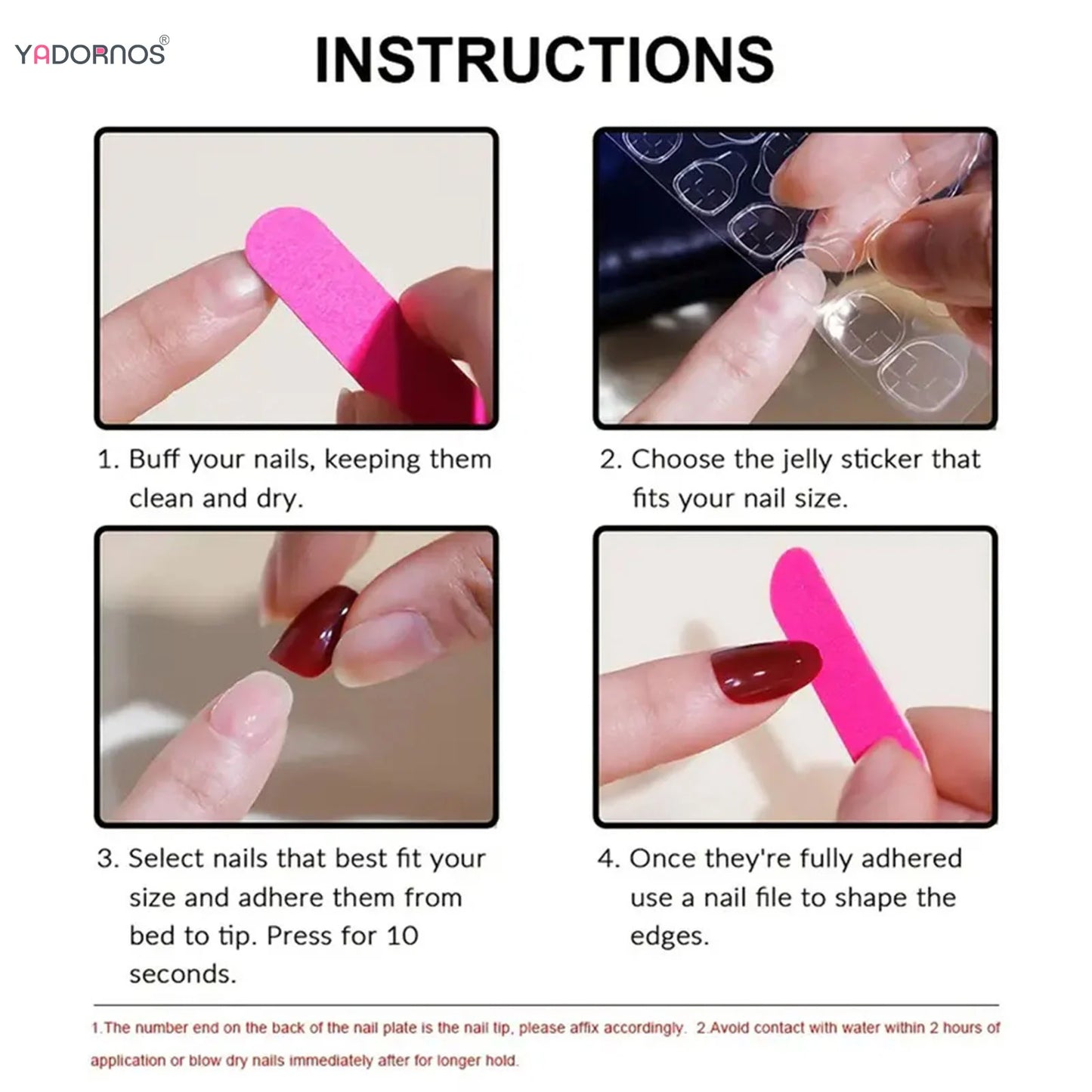 24 Stück süße falsche Nagelflicken, abnehmbare künstliche Nagelspitzen mit Schleifen, Liebesherz, Perlendesign, rosa Mandel, koreanisches Aufdrücken des Nagels